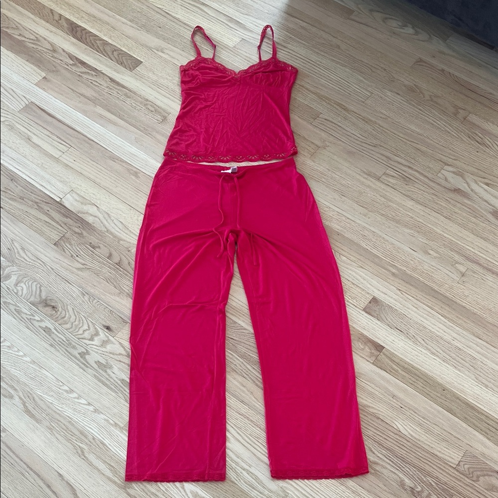 Victoria's Secret Red Pajama Set
